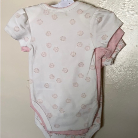 Rabbit & Bear 100% Organic Cotton girls Romper 3PC - Picture 5 of 11